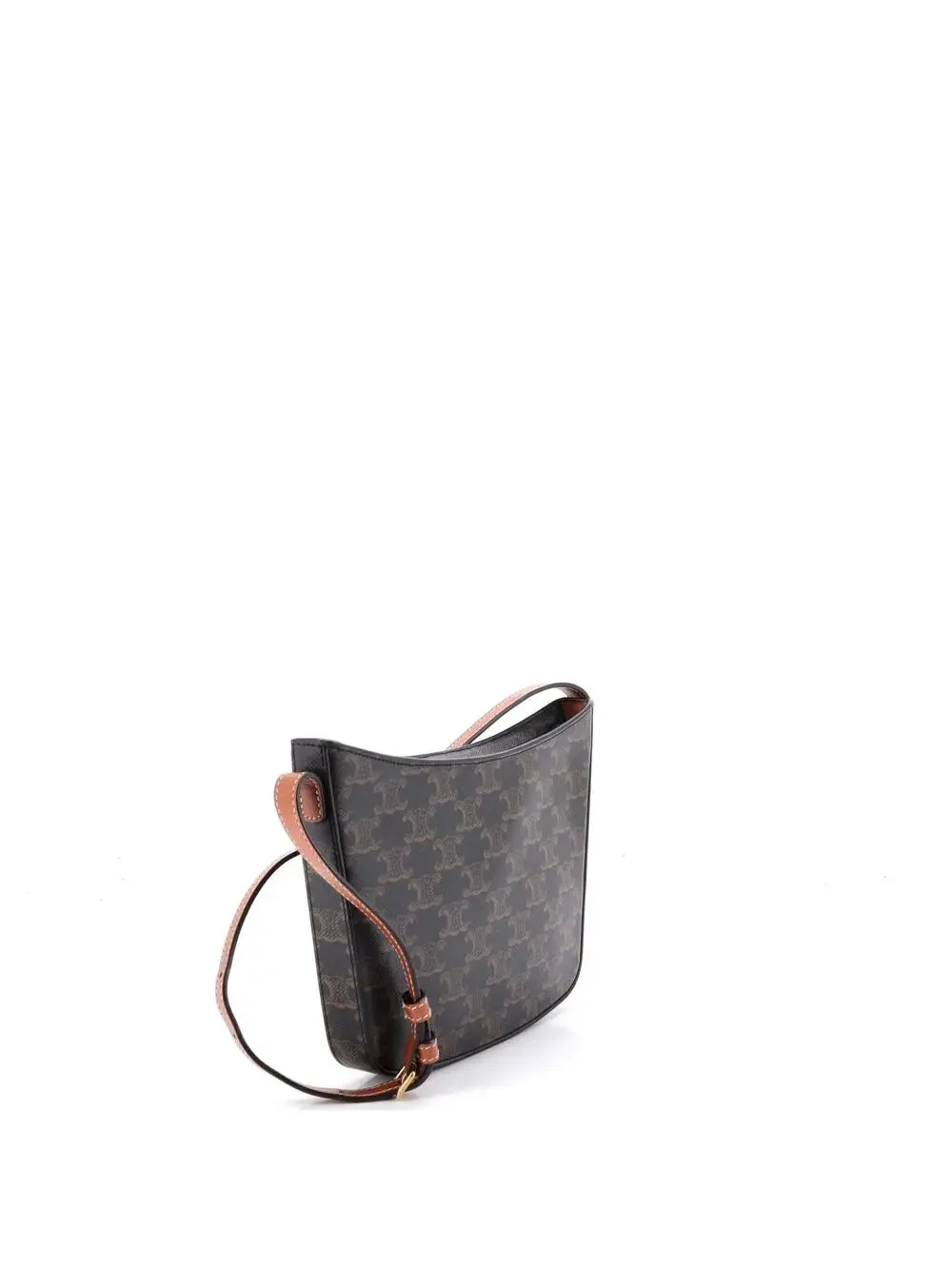 Celine Croque Hobo Triomphe Coated #255292C12B